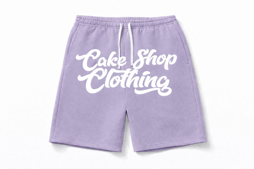 Limited edition cake shop fleece shorts